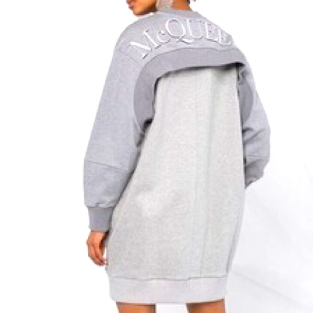 Alexander McQueen Layered Sweatshirt Dress